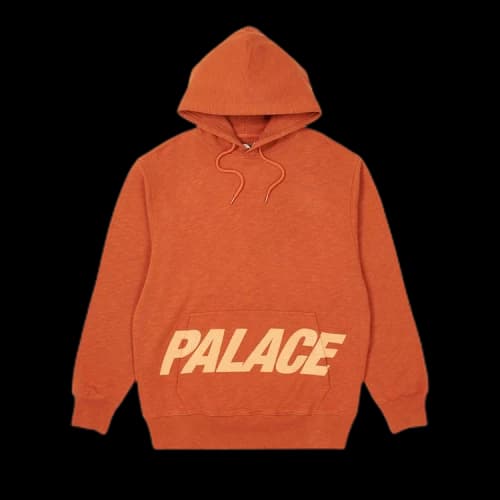 Palace Pal Pocket Slub Hood 'Rust'