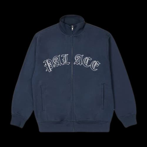 Palace Established Zip Funnel 'Navy'