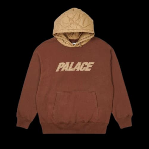 Palace Baffled Hood 'Brown'