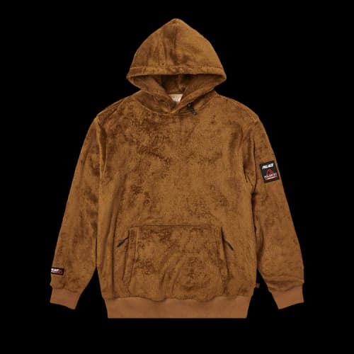 Palace Polartec High Loft Hood 'Brown'