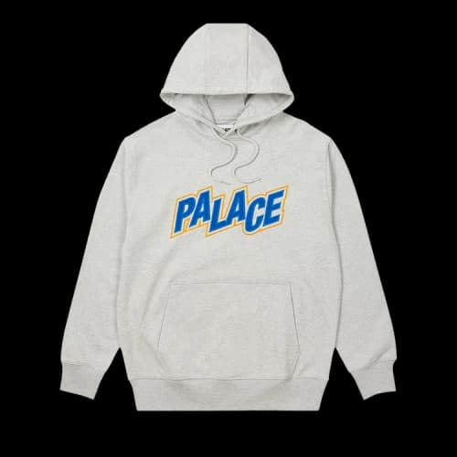 Palace Anglo Hood 'Grey Marl'
