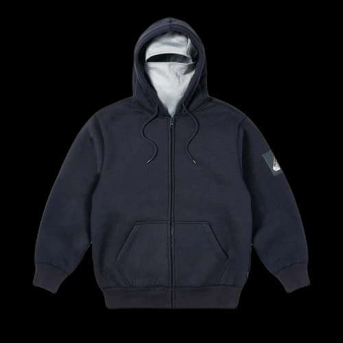 Palace Facemask Shearling Thermal Hood 'Navy'