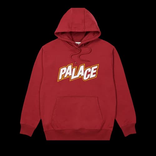 Palace Anglo Hood 'Burgandy'