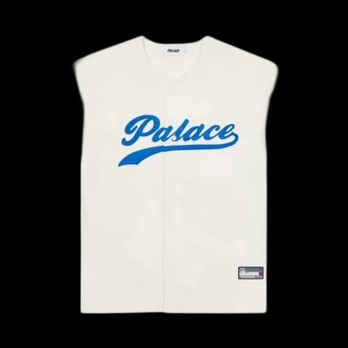 Palace Cord Baseball Jersey 'Stone'