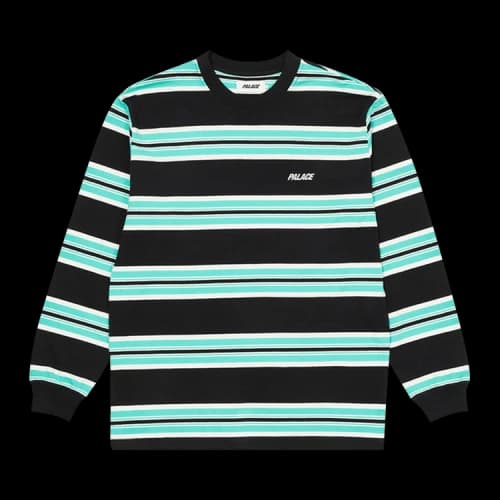 Palace Stoner Stripe Longsleeve Top 'Black'