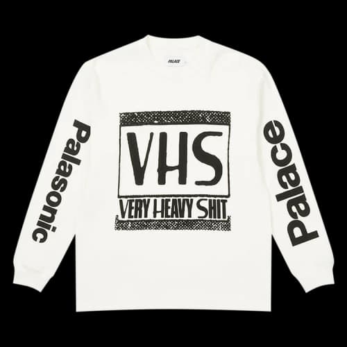 Palace VHS Thermal Long-Sleeve Top 'White'