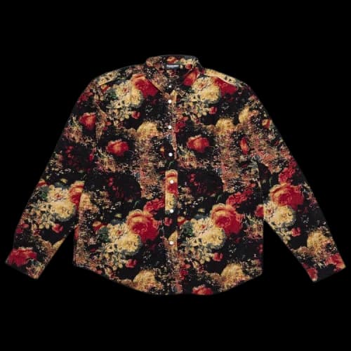Pleasures Gosling Button Down Shirt 'Beige'