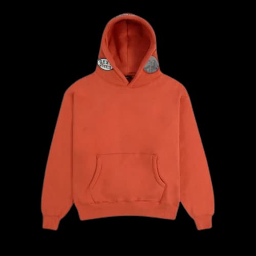 Pleasures Worms Hoodie 'Rust'
