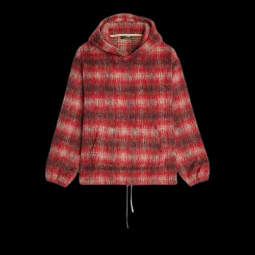 Pleasures Nameless Poncho Hoodie 'Red'