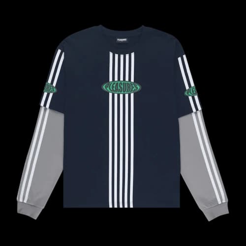 Pleasures Faux Layered Long-Sleeve 'Black'