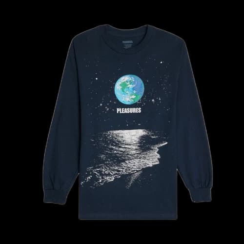 Pleasures Rent Long-Sleeve Tee 'Navy'