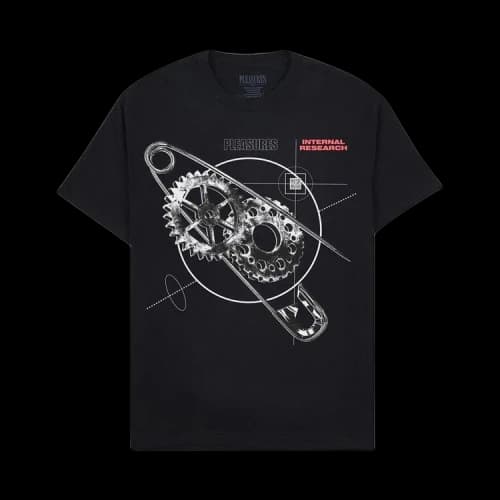 Pleasures Research T-Shirt 'Black'