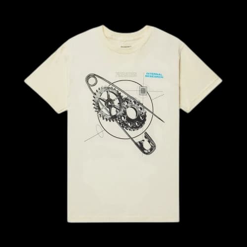 Pleasures Research T-Shirt 'Natural'