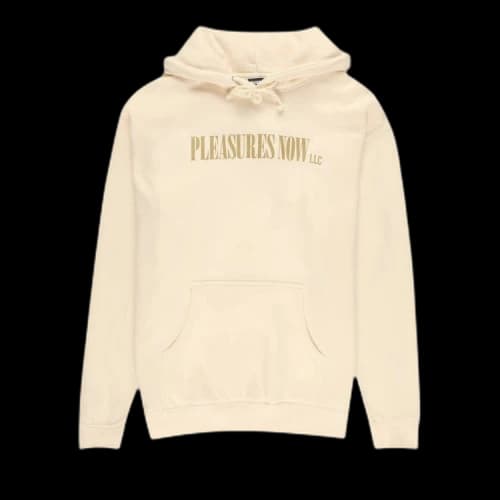 Pleasures Llc Hoodie 'Bone'