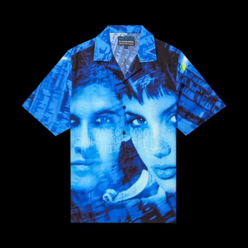 Pleasures Virus Rayon Button Down 'Black'