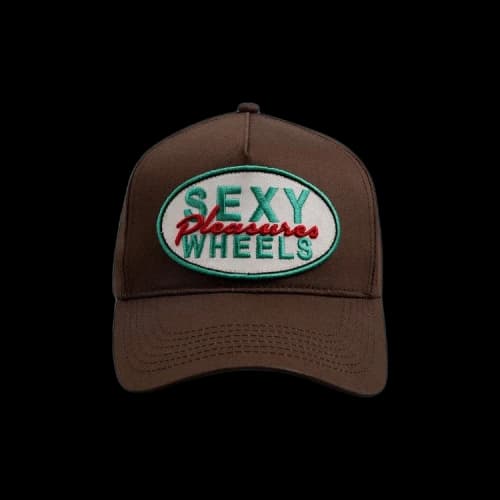 Pleasures Wheels Snapback Hat 'Brown'