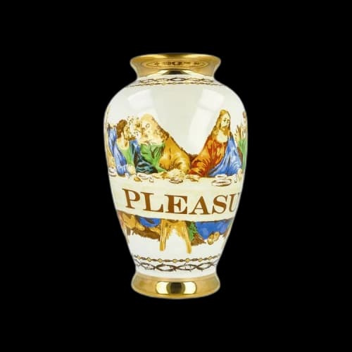 Pleasures Supper Ceramic Vase 'White'