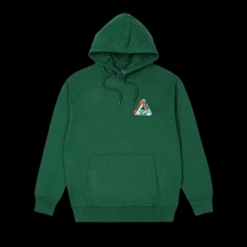 Palace Swirl Tri-Ferg Hood 'Green'