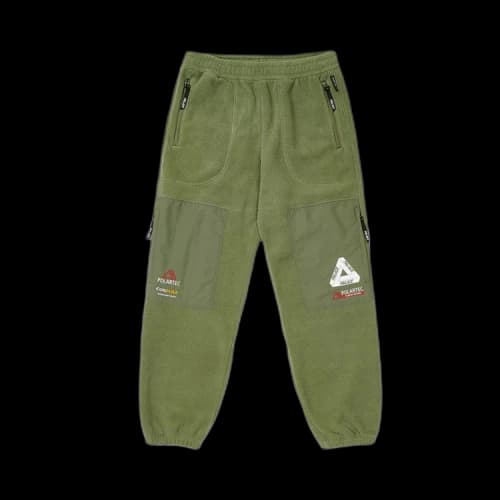 Palace Polartec Double Zip Jogger 'Olive'