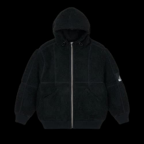 Palace Sherpa Hooded Jacket 'Black'