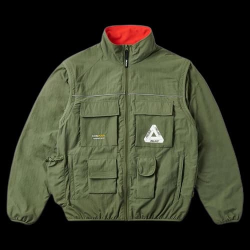 Palace Cordura RS Zip Off Jacket 'Olive'