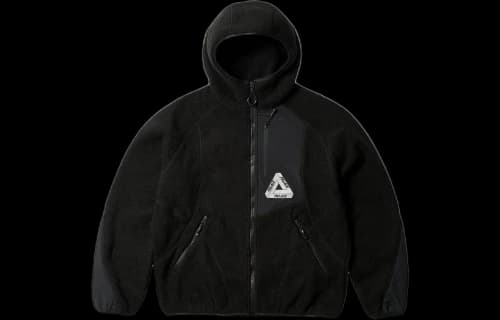 Palace Therma Hooded Fleece Jacket 'Black'