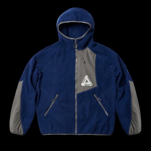 Palace Therma Hooded Fleece Jacket 'Blue'