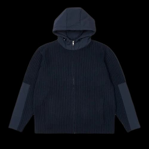 Palace Marine Zip Hood Knit 'Navy'