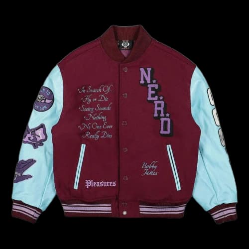 Pleasures N.E.R.D. Varsity Jacket 'Purple'