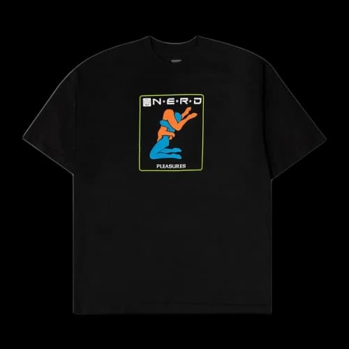 Pleasures x N.E.R.D. Provider T-Shirt 'Black'