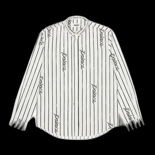 Palace Hand Stripe Shirt 'White'