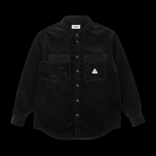 Palace Cargo Cord Shirt 'Black'