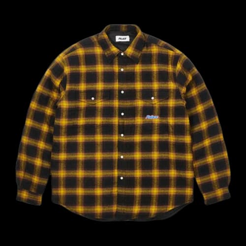 Palace Therma Yak Thinsulate Shirt 'Yellow'