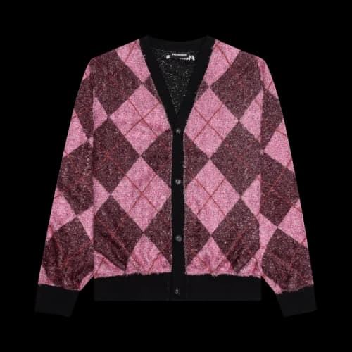 Pleasures Rev Cardigan 'Pink'