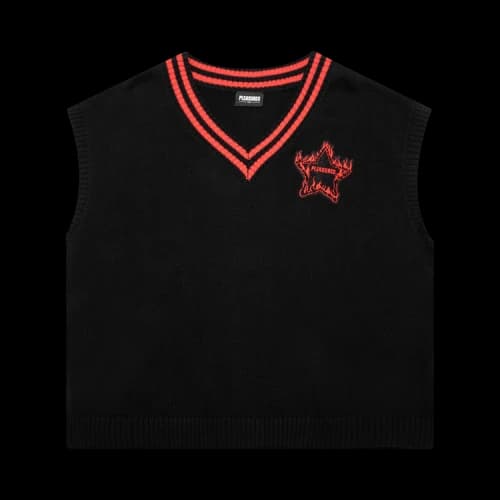 Pleasures Outpost Oversized Vest 'Black'
