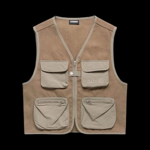 Pleasures Beagle Hunting Vest 'Khaki'