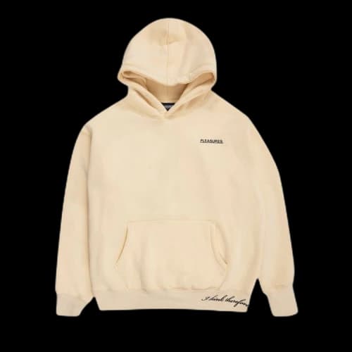 Pleasures Discourse Hoodie 'Ivory'