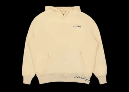 Pleasures Discourse Hoodie Ivory