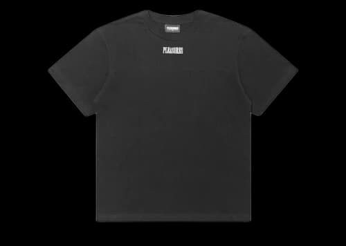 Pleasures Check Tee Black