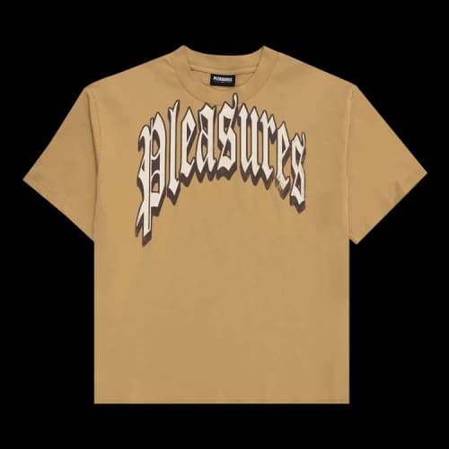 Pleasures Twitch Heavyweight T-Shirt 'Khaki'