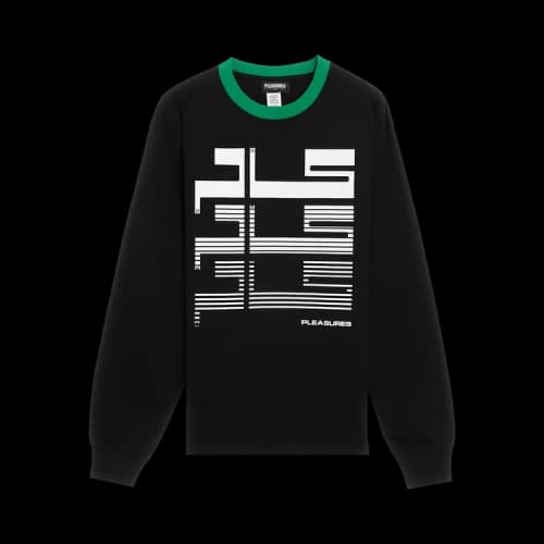 Pleasures Tier Heavyweight Long-Sleeve Tee 'Black'