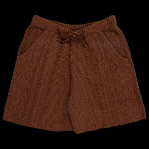 Pleasures Charlie Knit Shorts 'Brown'