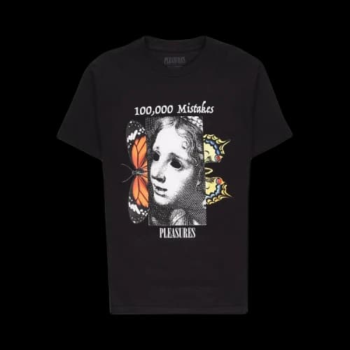 Pleasures Mistakes T-Shirt 'Black'