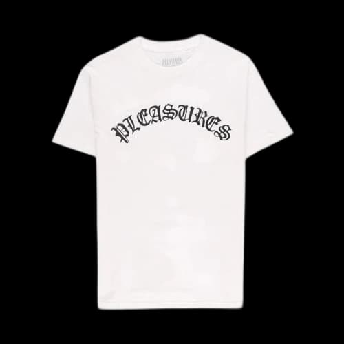 Pleasures Old E Logo T-Shirt 'White'