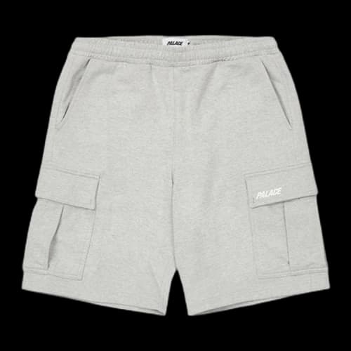 Palace Cargo Sweat Shorts 'Grey Marl'