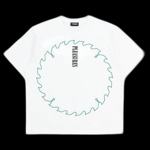 Pleasures Saw Heavyweight T-Shirt 'White'