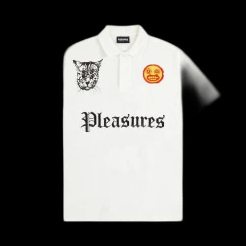 Pleasures Wyatt Polo 'White'