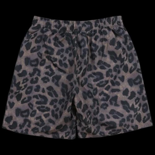 Pleasures Leopard Running Short 'Brown'