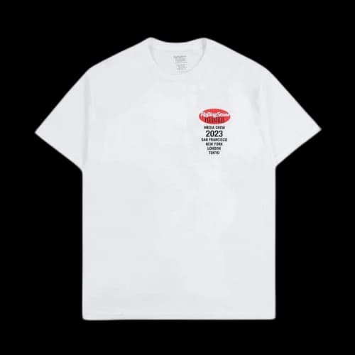 Pleasures Rolling Stone T-Shirt 'White'
