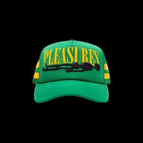 Pleasures Bones Trucker Snapback 'Green'
